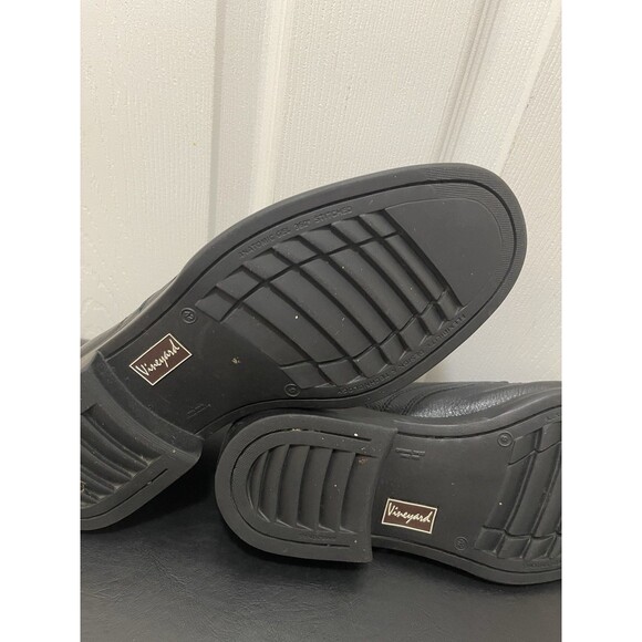 Men’s Sandro Moscolloni Vineyard Black Lace Up Leather Oxford Shoes 10.5 D Black - Picture 6 of 10